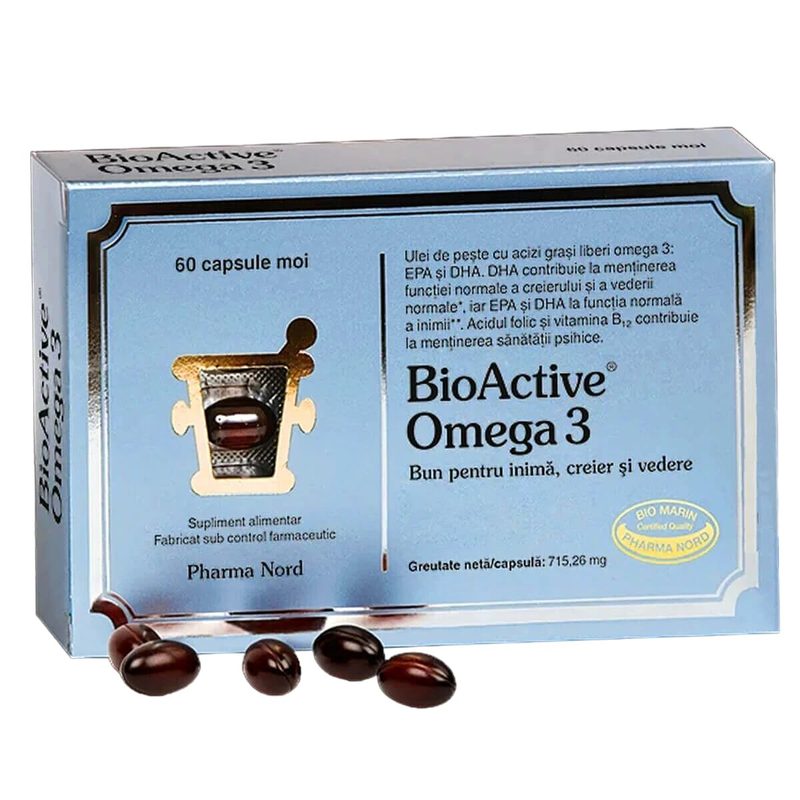 Bio Active Omega 3 x 60cps Pharma Nord
