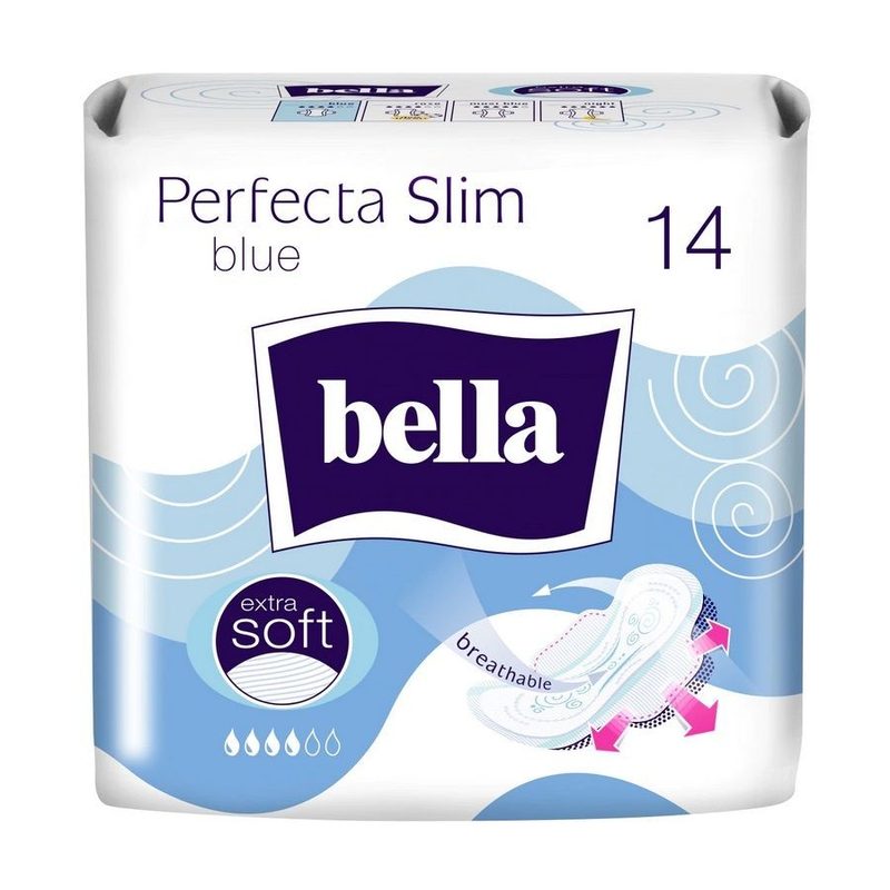 Bella Tamp Perfecta Blue x 14buc
