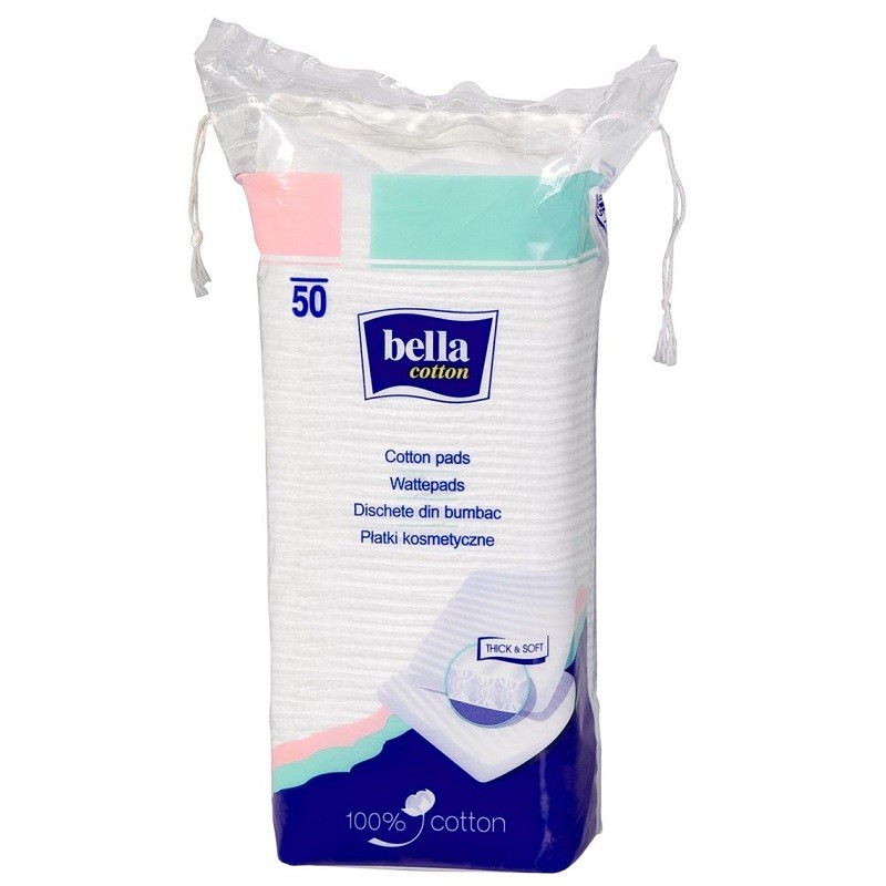 Bella Dischete Demachiante Patrate x 50buc