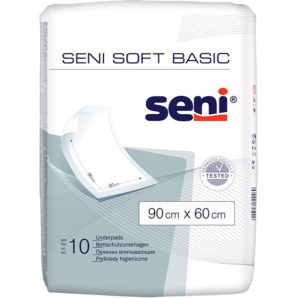 Seni Soft Basic Paturica Bed Pads 90/60 x 10buc