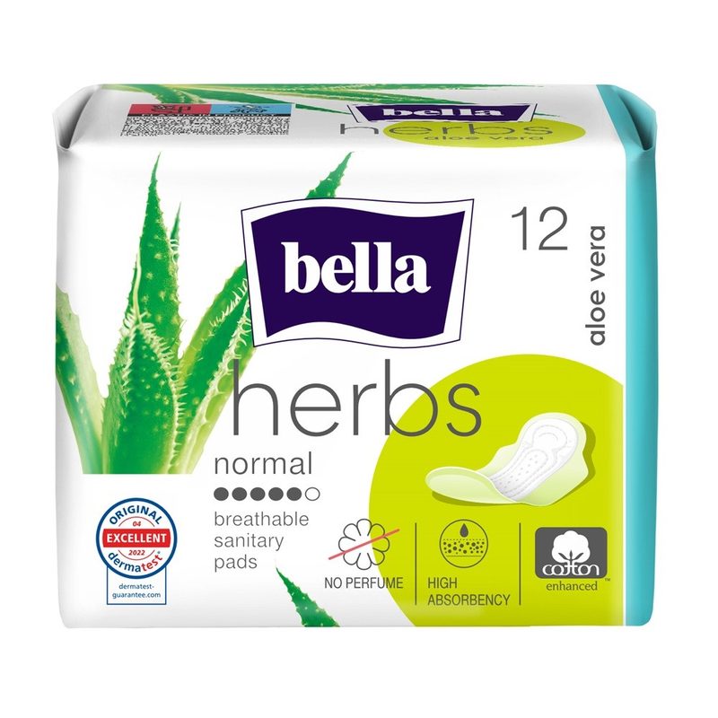 Bella Herbs Absorbant Aloe Vera x 12buc