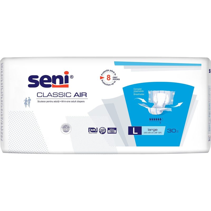 Seni Classic Air Scutece Adulti XL x 30buc