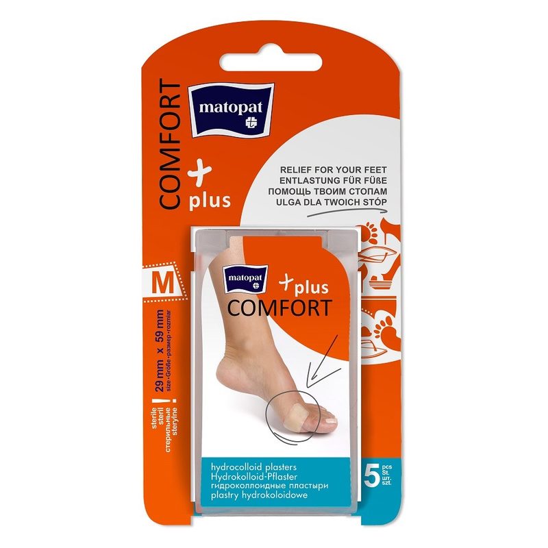 Plasturi Sterili Comfort Plus M 29x59cm x 5buc Matopat