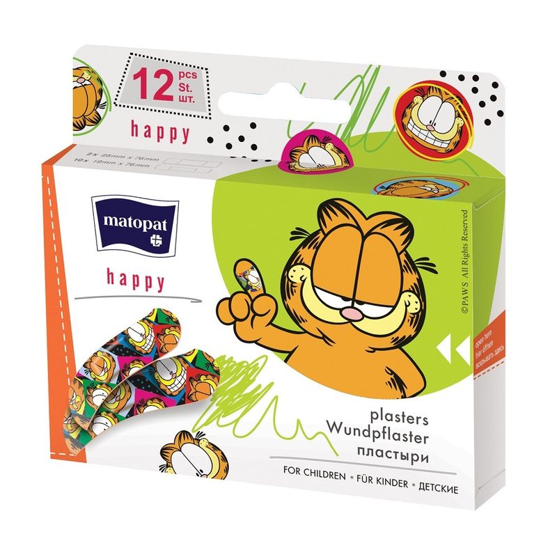 Plasturi Happy x 12buc Matopat