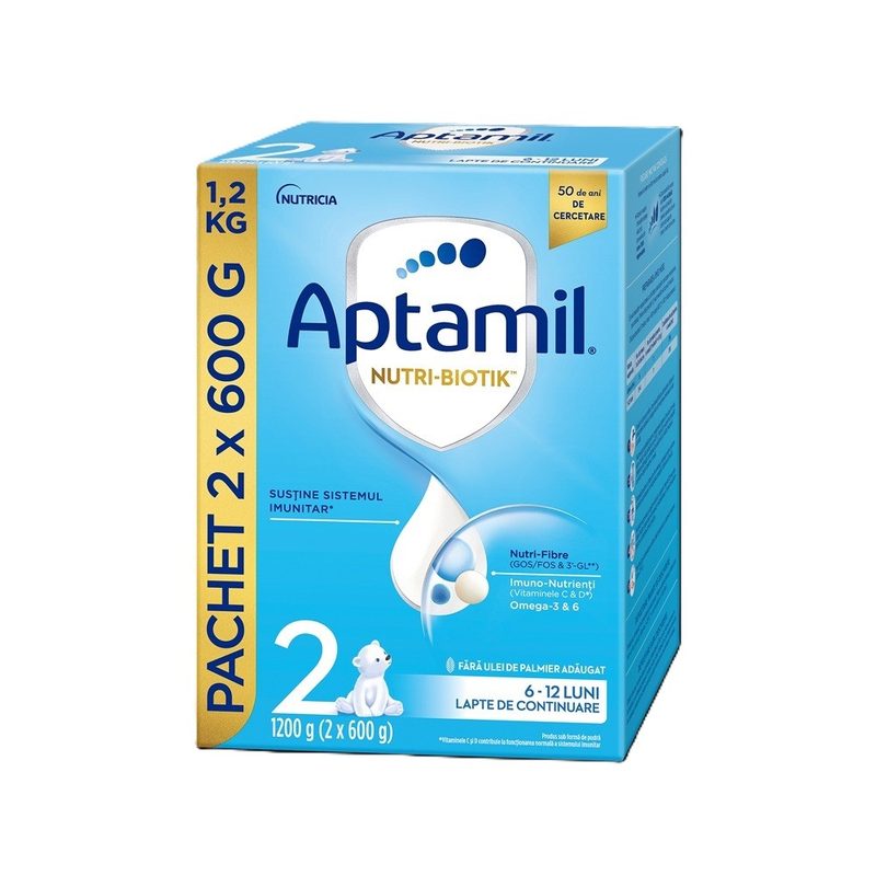 Aptamil Nutri-Biotik Lapte Praf 2 6-12l 1200g
