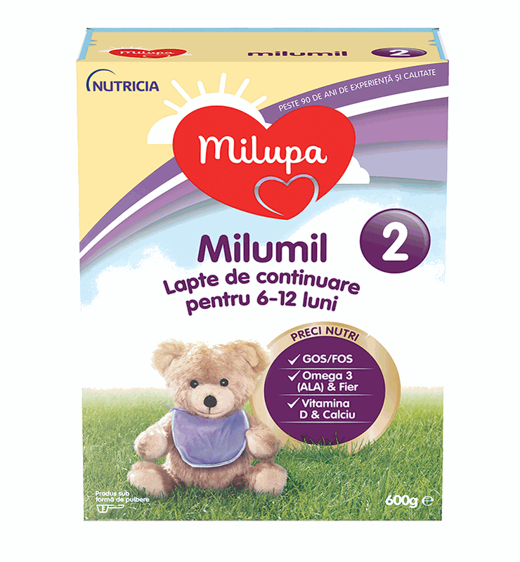 Milupa Milumil Lapte Praf 2 600g