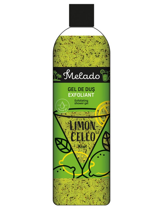 Melado Gel de Dus Exfoliant Limoncello 500ml
