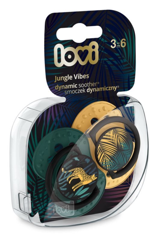 Lovi 22/902 Suzeta Silicon Dynamic Jungle Vibes Baiat 3-6l x 2buc