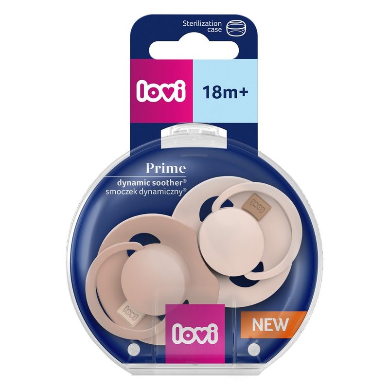 Lovi 34/407 Suzeta Silicon Dynamic Prime Nude/Blush +18l x 2buc