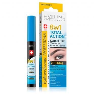 Eveline Corector Sprancene cu Hena 8in1 Total Action 10ml