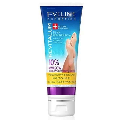 Eveline Crema pt Picioare cu 10% acid Glicolic Revitalum 75ml