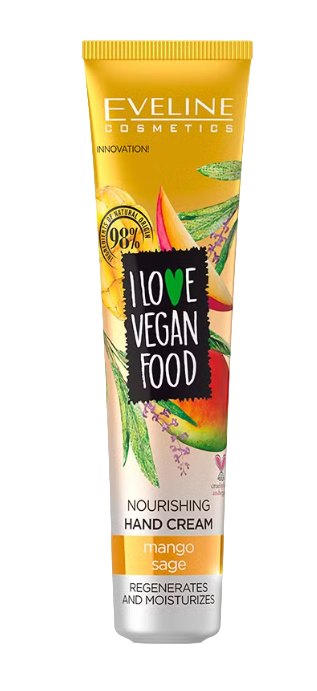 Eveline I Love Vegan Food Crema de Maini Mango si Salvie 50ml