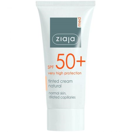 Ziaja Med Crema Nuant Fotoprotectoare Ten Normal SPF50 50ml