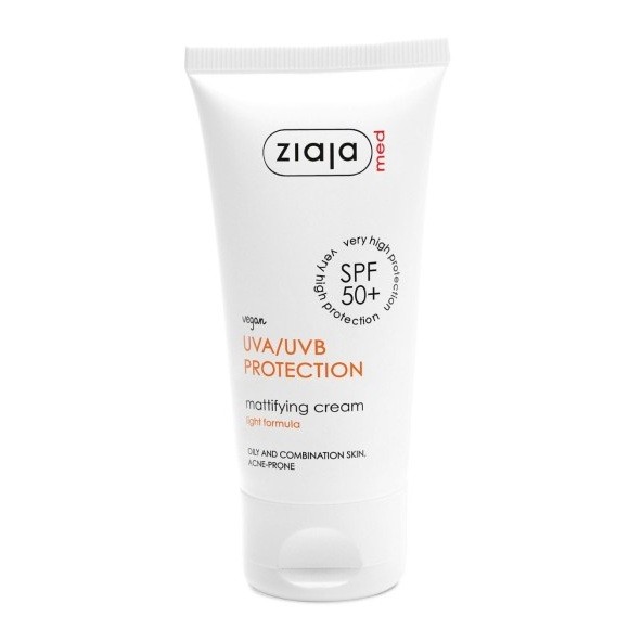 Ziaja Med Crema Matifianta Fotoprotectoare Ten Gras/Mixt SPF50 50ml