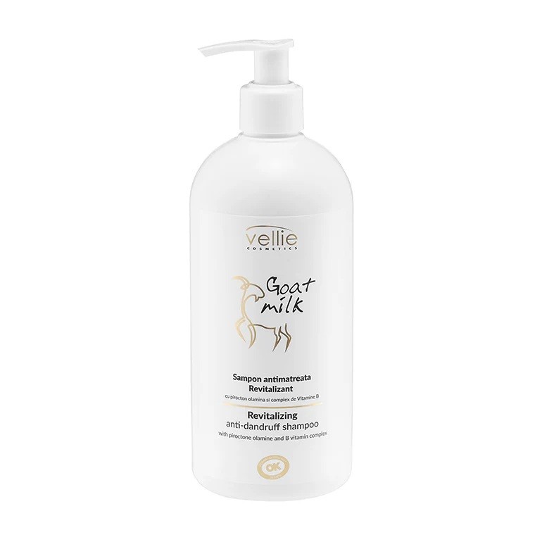 Sampon Revitalizant Antimatreata Lapte Capra 500ml Vellie