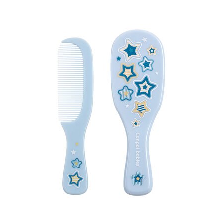 Canpol 7/406 Babies Perie cu Pieptene Par Moale Natural Newborn Baby