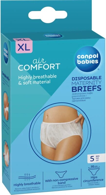 Canpol 9/600 Babies Chiloti postnatal unica folosinta XL