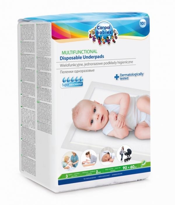 Canpol 78/002 Babies Absorbant Protectie Saltea x 10buc