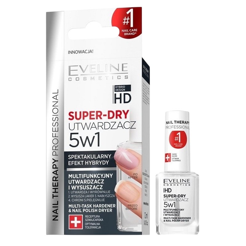 Eveline Top Coat Super Dry Nail Therapy Professional 5in1 12ml