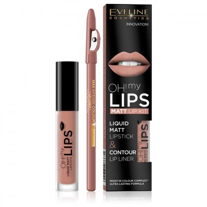 Eveline lip glos + creion nr 01