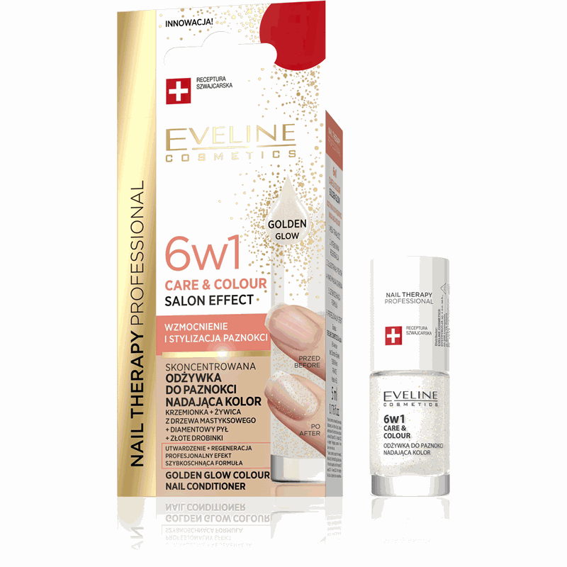 Eveline Tratament de Unghii 6in1 Care&Color French 5ml