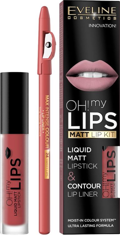 Eveline Oh! My Lips Lip Gloss+Creion Buze nr 15