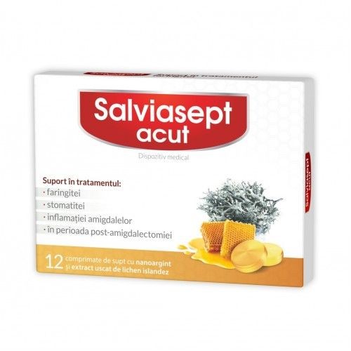 Salviasept Acut x 12cpr Zdrovit