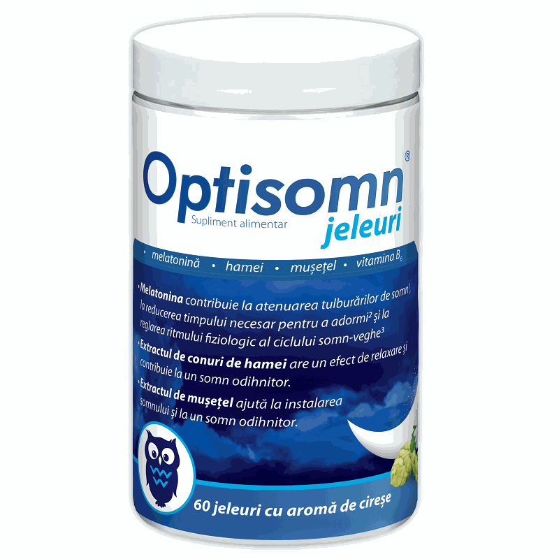 Optisomn Aroma Cirese x 60jeleuri Zdrovit
