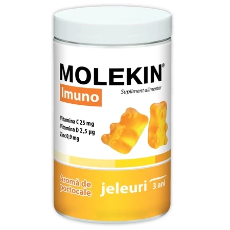 Molekin Imuno Aroma Portocale 3ani+ x 60jeleuri Zdrovit