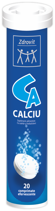 Calciu 300mg  x 20cpr eff Zdrovit