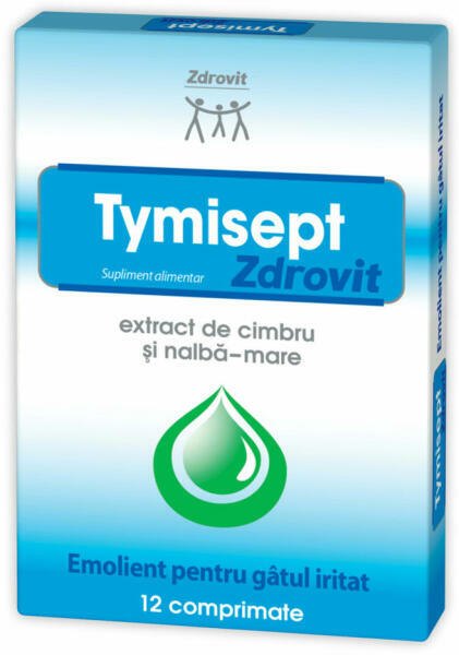 Tymisept x 12cpr Zdrovit