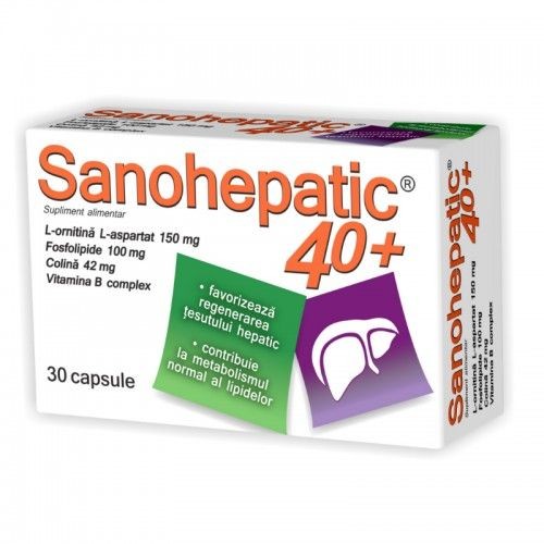 Sanohepatic 40+ x 30cps Zdrovit