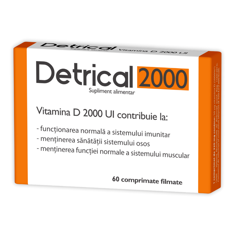 Detrical 2000UI x 60cpr film Zdrovit