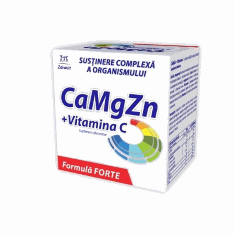 Ca Mg Zn+Vit C Formula Forte x 60plic Zdrovit