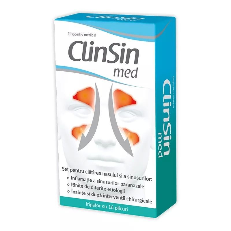Clinsin Med Set (Irigator+16plic) Zdrovit