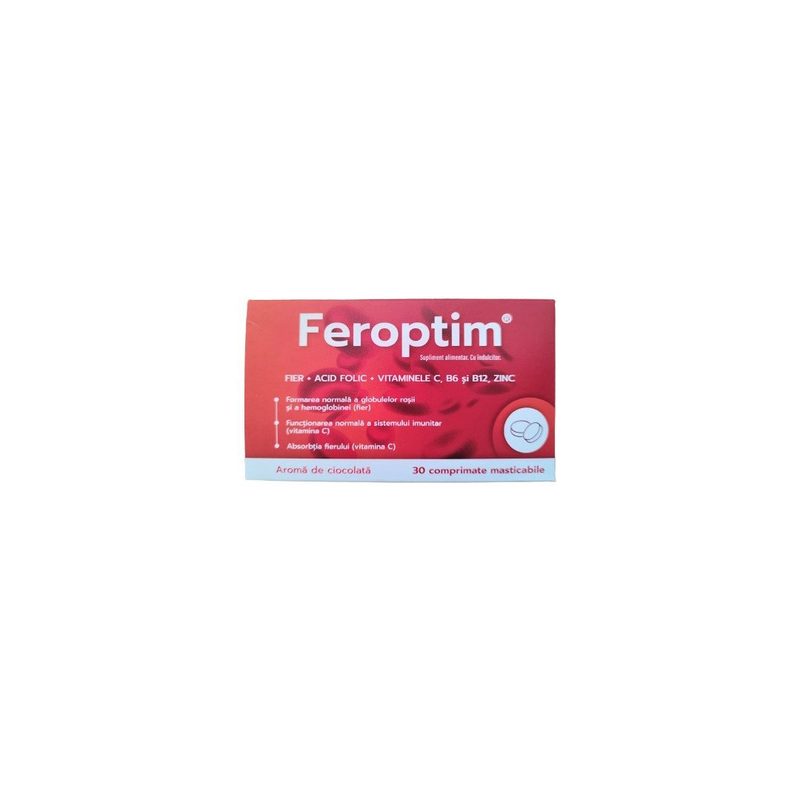 Feroptim x 30cpr masticabile Zdrovit