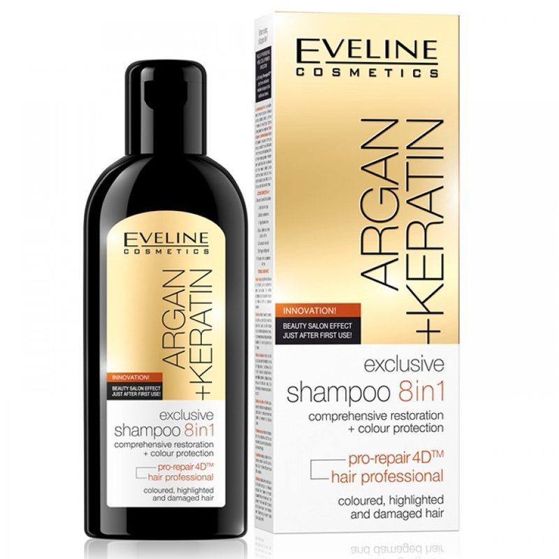 Eveline Sampon 8in1 Argan si Keratina 150ml