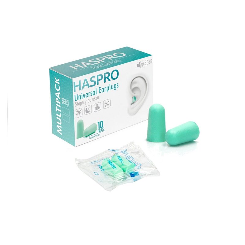Haspro Dopuri de Urechi Universale Galben x 20buc
