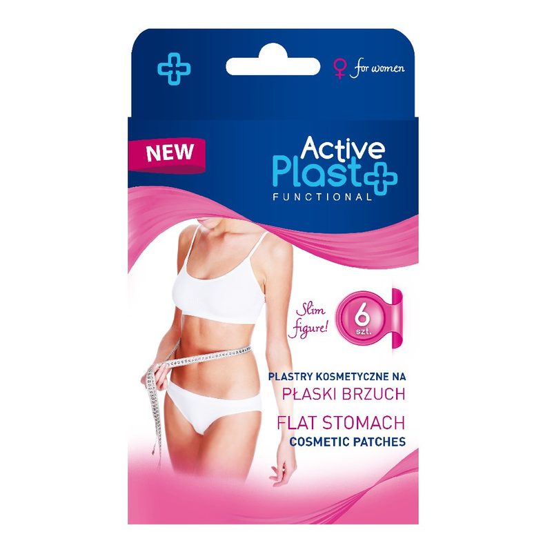 ActivePlast Plasture Cosmetic Stomac Plat x 6buc