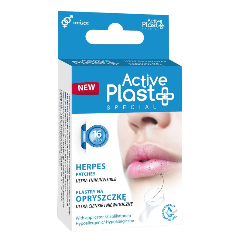 ActivePlast Plasturi Antiherpes x 16buc
