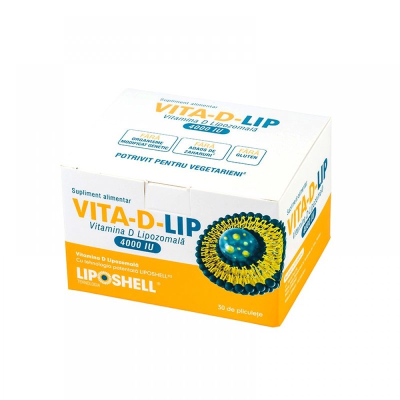 Ascolip Vitamina D Lipozomala 4000UI x 30plic Liposhell