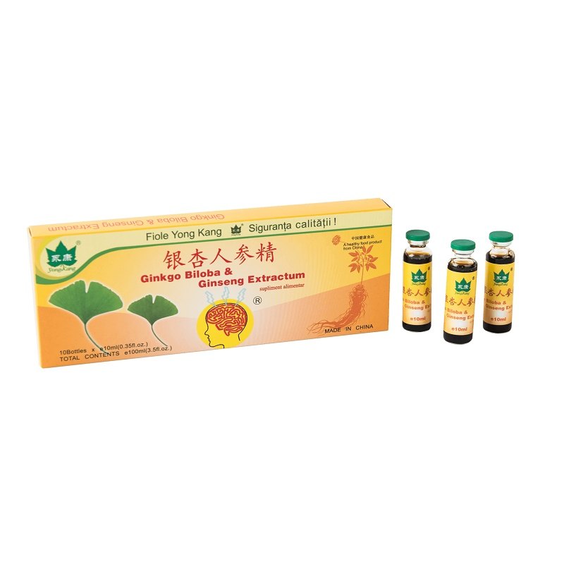 Ginkgo Biloba+Ginseng x 10fi/10ml YongKang