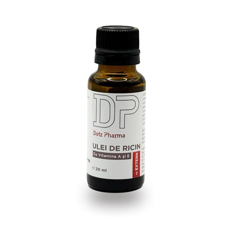 Ulei de Ricin cu Vitamina A si E 20ml Dotz Pharma