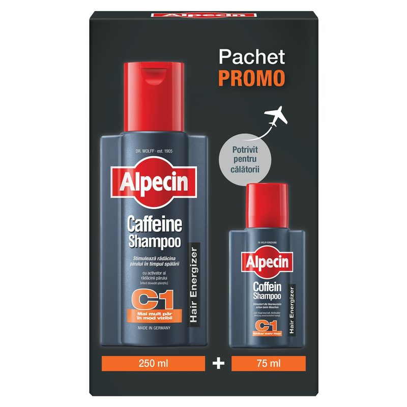 Alpecin C1 Sampon Cofeina 250ml+75ml Pachet