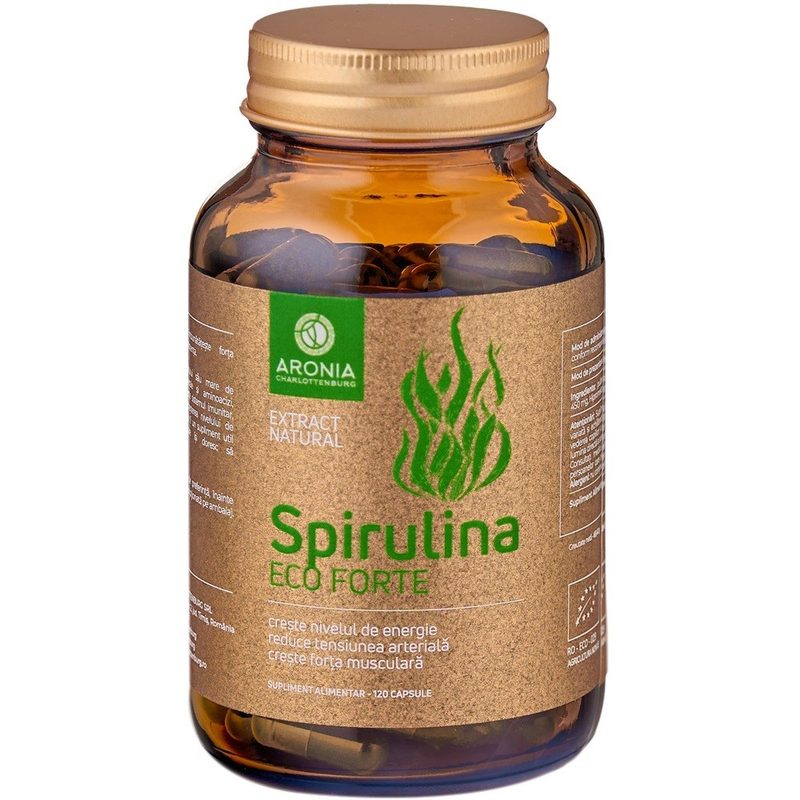 Spirulina Eco Forte x 120cps Aronia Charlottenburg