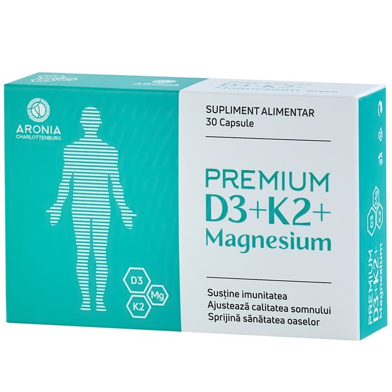 Premium D3+K2+Magnesium x 30cps Aronia Charlottenburg