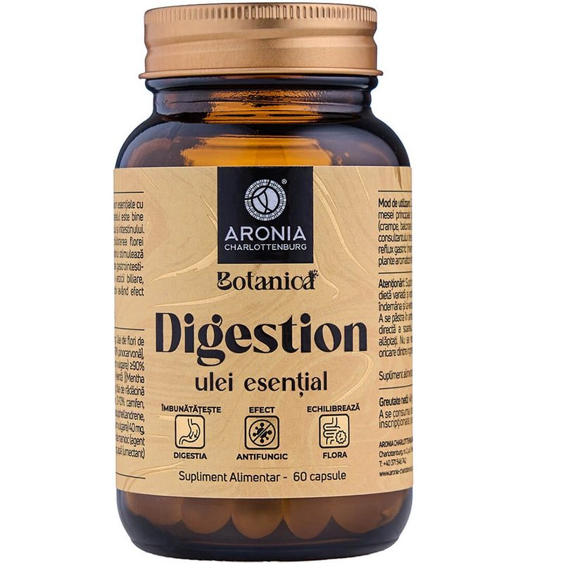 Digestion Botanica Ulei Esential x 60cps Aronia Charlottenburg