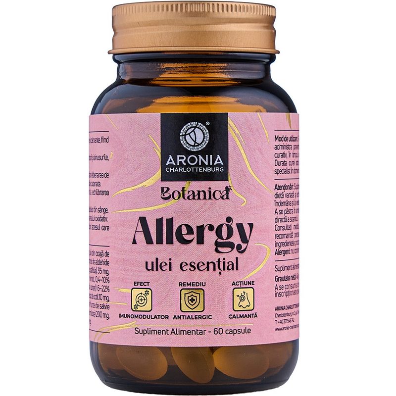 Allergy Botanica Ulei Esential x 60cps Aronia Charlottenburg