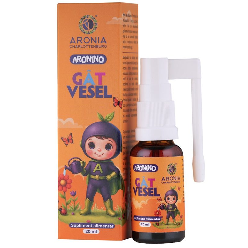 Aronino Gat Vesel Spray pt Copii 20ml Aronia Charlottenburg