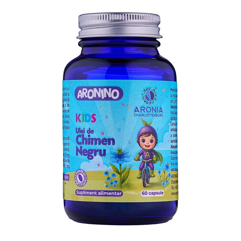 Aronino Kids Ulei de Chimen Negru x 60cps Aronia Charlottenburg